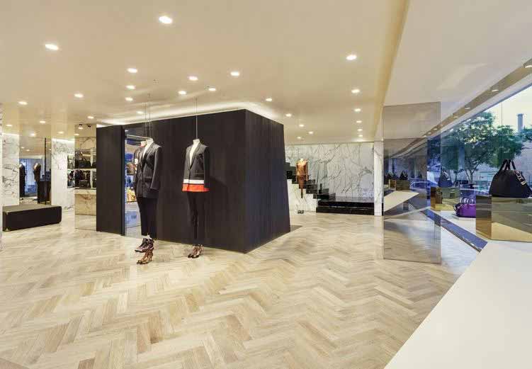 Un diseño único y una iluminación sorprendente para el local de una marca de ropa de primer nivel en Corea del Sur