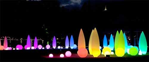 Los LEDs iluminan al Jardín Botánico de Atlanta
