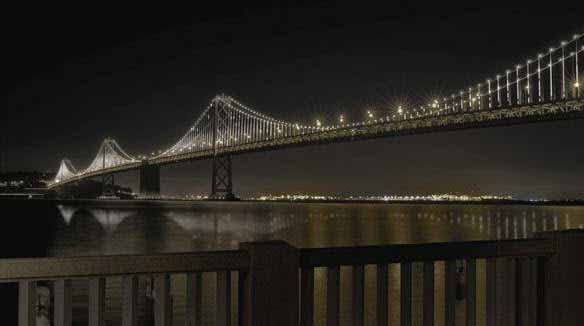 Nueva Iluminación del Puente de la Bahía de San Francisco