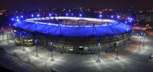 Iluminación LED en los estadios de la Eurocopa 2012