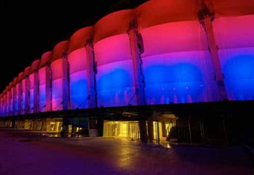 Iluminación LED en los estadios de la Eurocopa 2012