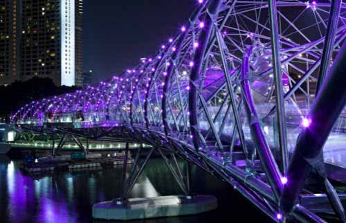 Puente hélice en Singapur