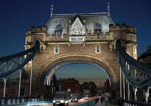 Se eligió la iluminación del Tower Bridge durante los Juegos Olímpicos 2012 