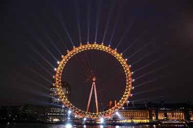 Twitter ilumina la Rueda del Milenio en Londres durante los Juegos Olímpicos