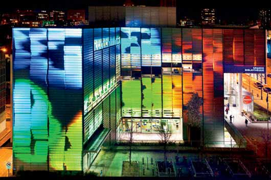 Luces LED para iluminar veinte centros culturales en Montreal, Canadá