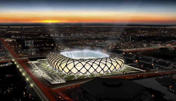 Iluminación de los estadios del mundial