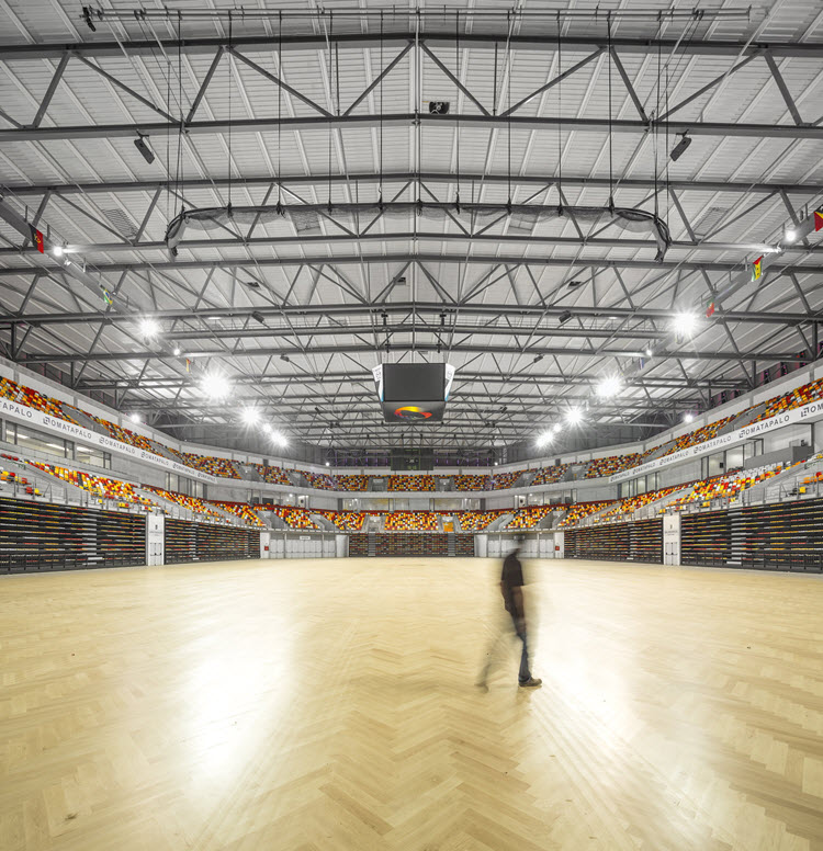 Iluminación LED de última generación para un estadio en África