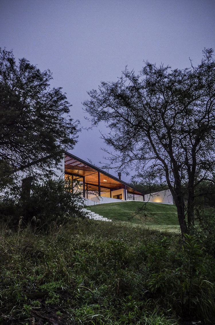 Una casa en lo alto de una montaña en Córdoba