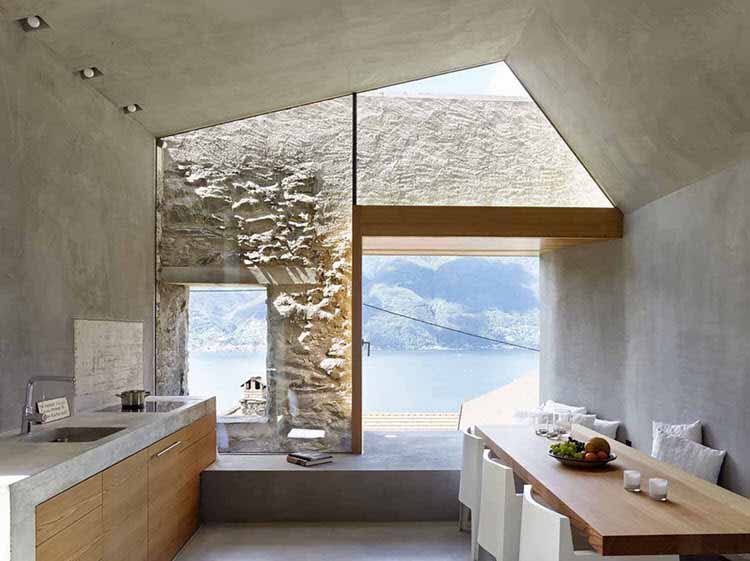 Una casa fabricada con rocas se moderniza