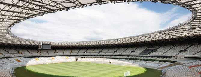 La iluminación de los estadios del Mundial Brasil 2014