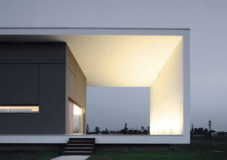 Una casa súper moderna en Italia