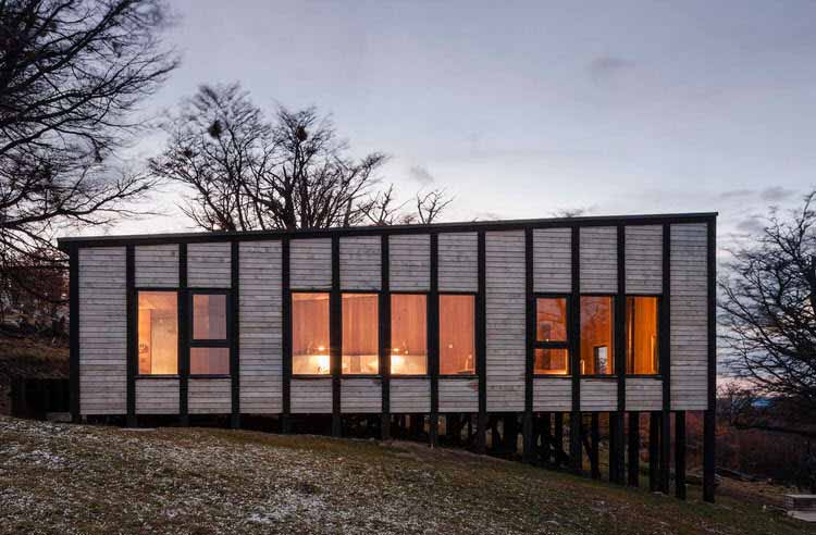 Un bello hotel en el sur de Chile muestra su estupendo diseño