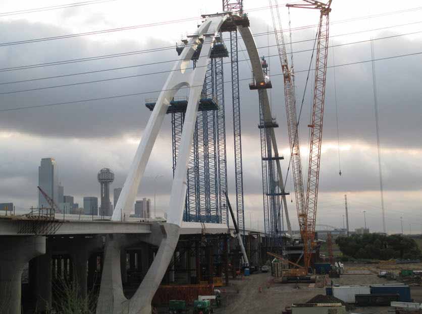 Espectacular puente en Dallas, EEUU