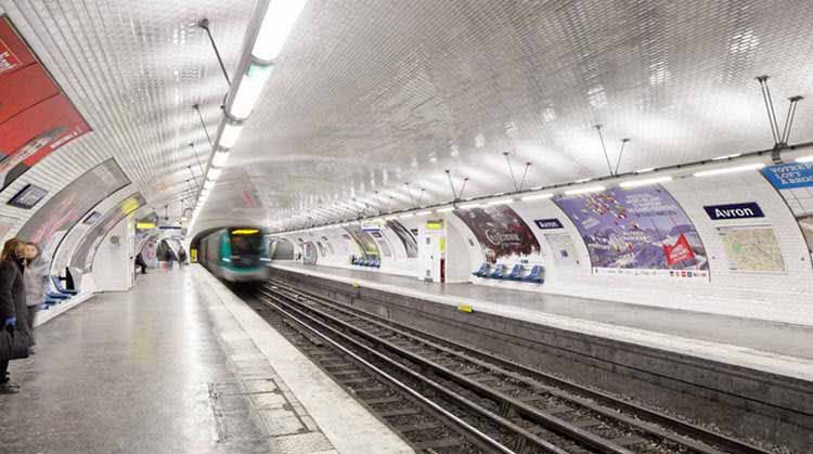 Impresionante: El metro de París podría transmitir Internet a través de su iluminación LED