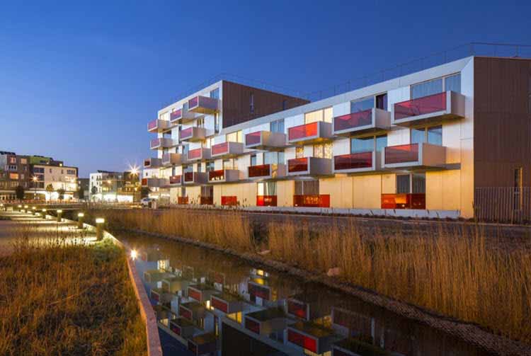 Una nueva urbanización en Francia con estilo y una gran iluminación