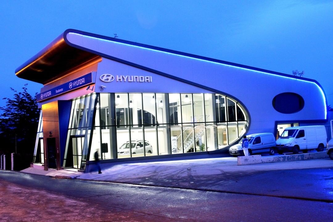 Proyecto lumínico de la Agencia Hyundai Ushuahia