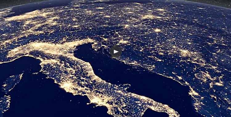 Increíble: la tierra iluminada según la NASA