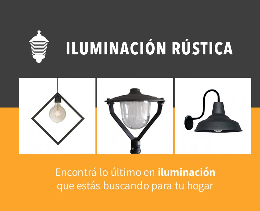 Iluminación Rústica, soluciones en alumbrado público