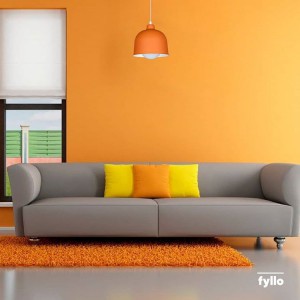 Lámpara Leuk Iluminación | Fyllo Naranja - Colgante