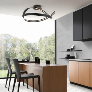 Lámpara Puro Iluminacion | CANTON NEGRO - MX19264-600 BK - Plafón