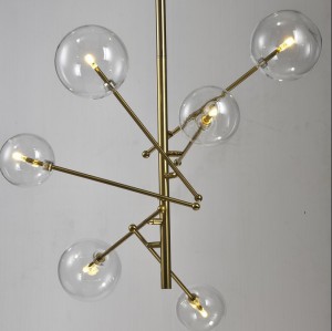 Lámpara 180 Grados | Negri Oro - 19095 - Colgante