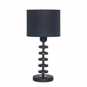 Carilux559 NEGRO - Lámpara De Mesa