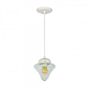 Lámpara Cival | Colonial - 890/1 BLANCO TRANSPARENTE - Colgante