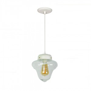 Lámpara Cival | Colonial - 892/1 BLANCO TRANSPARENTE - Colgante