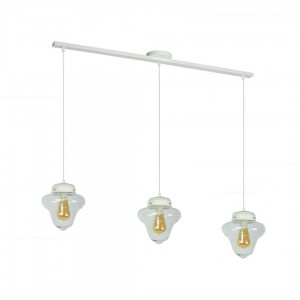 Lámpara Cival | Colonial - 892/3 BLANCO TRANSPARENTE - Colgante