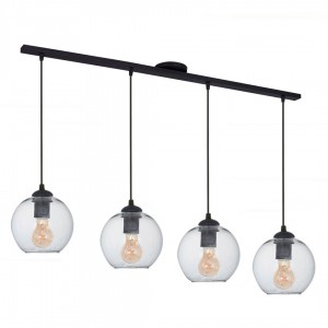 Lámpara Cival | GLOBAL - 7045/4L/ NEGRO - Colgante