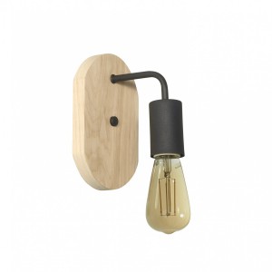 Lámpara Don Bell | VINTAGE MADERA - AP225/1M-NE - Aplique