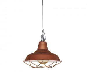 Lámpara Iluminacion Rustica | PULPERA - 505 CON REJA - Colgante