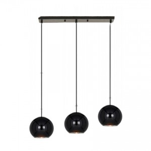 Lámpara Leuk Iluminación | Tom Dixon Triple Negro - Colgante