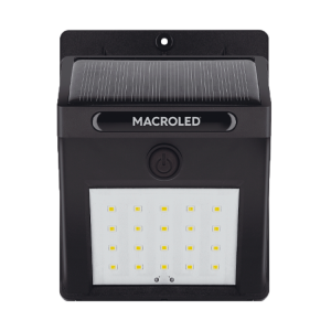 Lámpara Macroled | LUZ DE PARED 1.5W SOLAR - ASP-1.5W-IP54 - Aplique