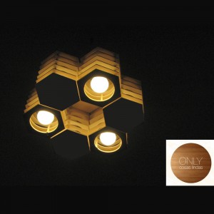 Lámpara Only Cosas Lindas | Hexane 3x6 - Colgante