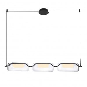 Lámpara Puro Iluminacion | SAN DIEGO 30W NEGRO - MD18650-3A-BK - Colgante