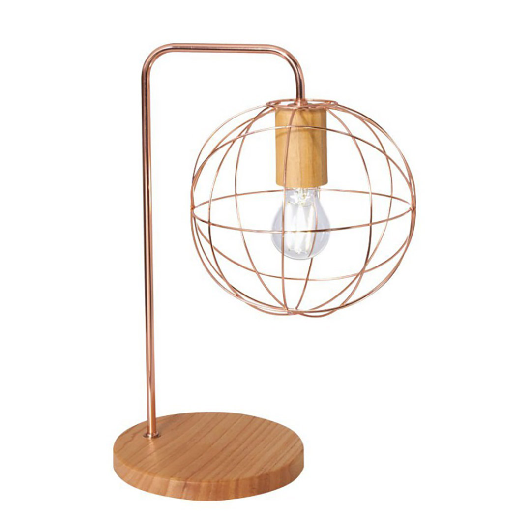 Carilux - Velador - V 103 L ATOMO COBRE