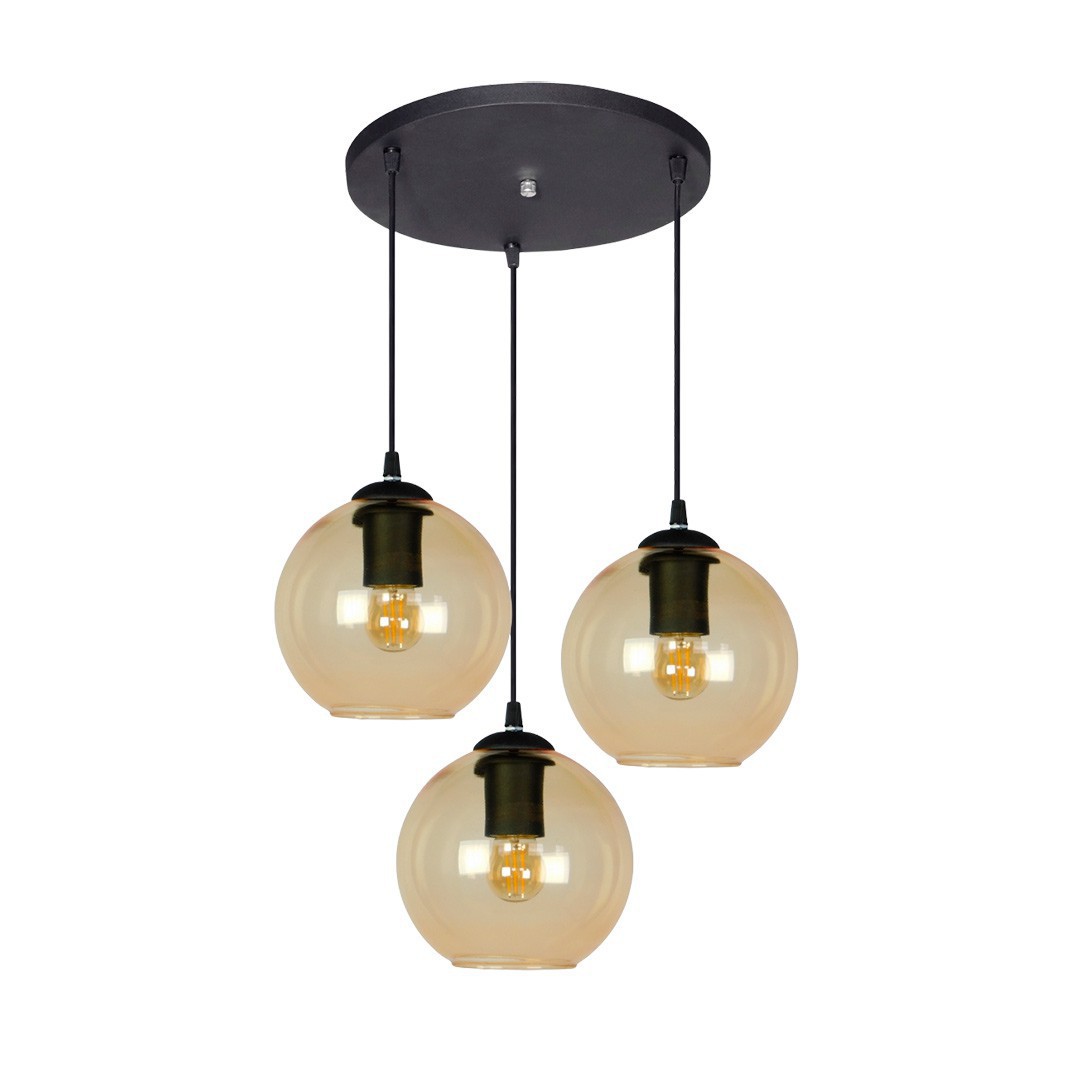 Cival - GLOBAL - 7045/3 NEGRO ÁMBAR - Colgante
