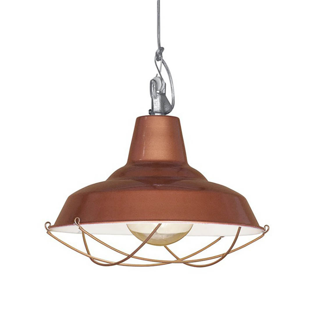 Iluminacion Rustica - PULPERA - 505 CON REJA - Colgante