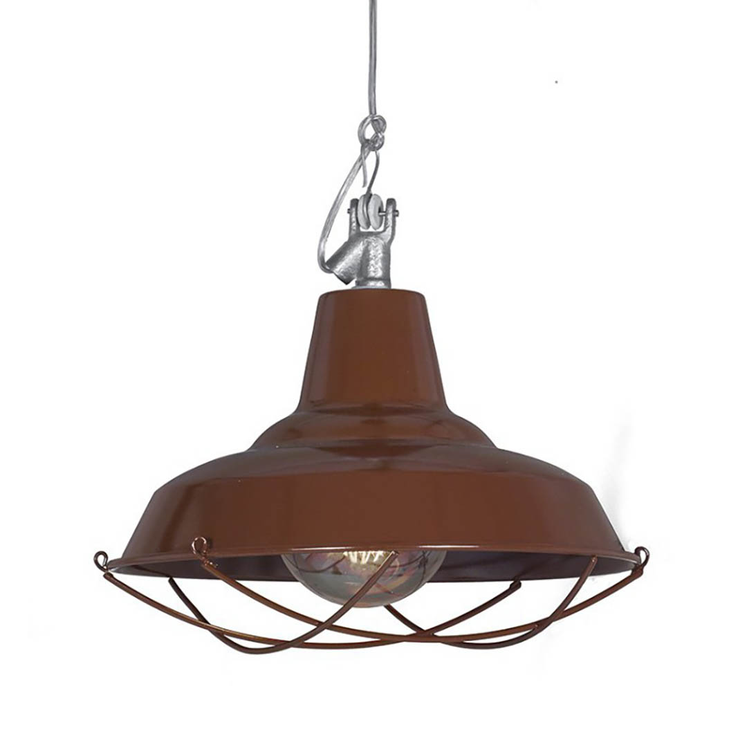 Iluminacion Rustica - PULPERA - 505 CON REJA - Colgante