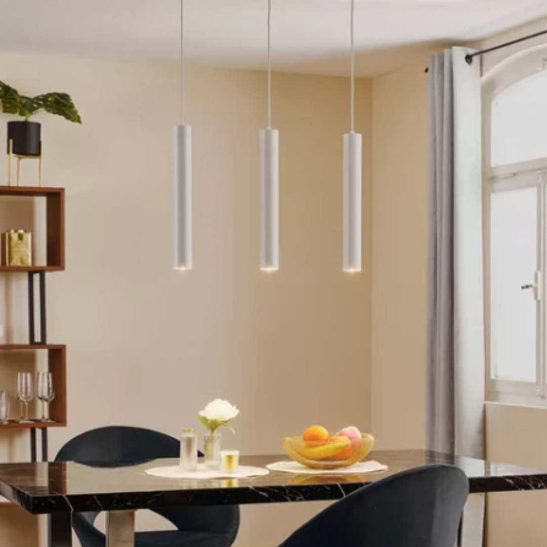 Iniciativas Nuevas - Colgante 3 Luces Cilindro Largo - 932233