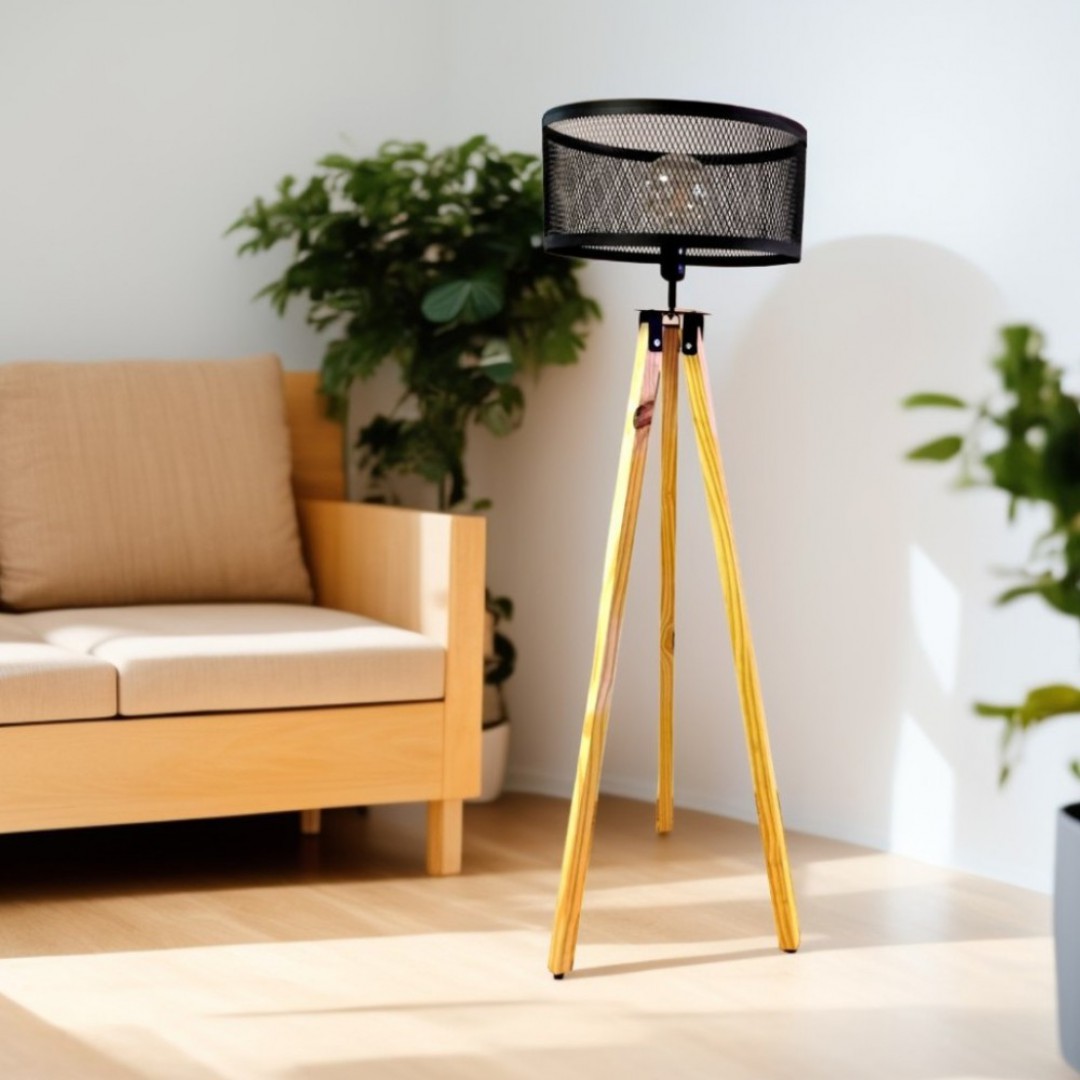 Iniciativas Nuevas - Lámpara De Pie Estilo Industrial - 939319