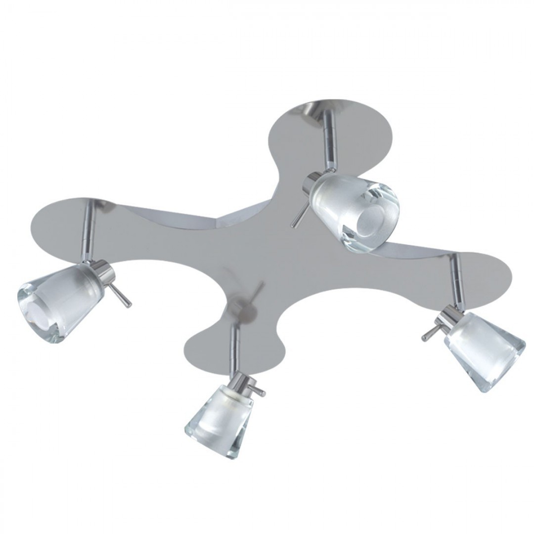 Kinglight - Uno cromo - 7614/4 - Plafón