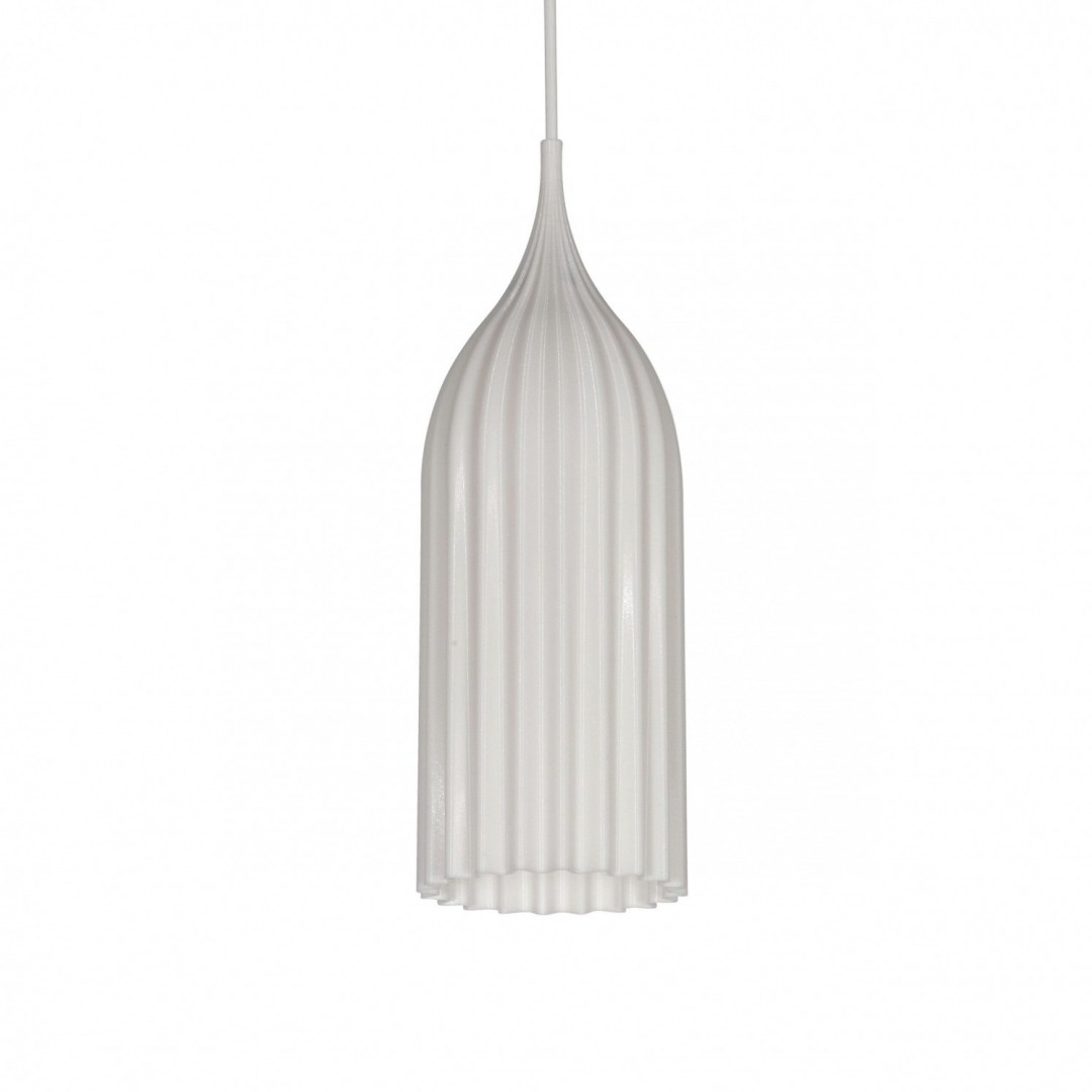 Leuk Iluminación - Byam Recto Marfil - Colgante