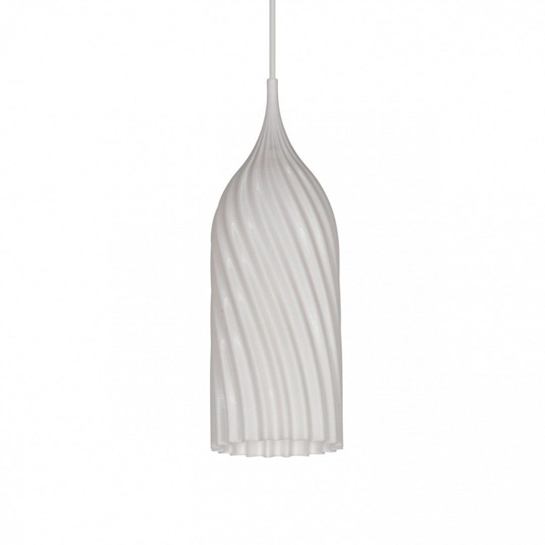 Leuk Iluminación - Byam Torsionado Marfil - Colgante