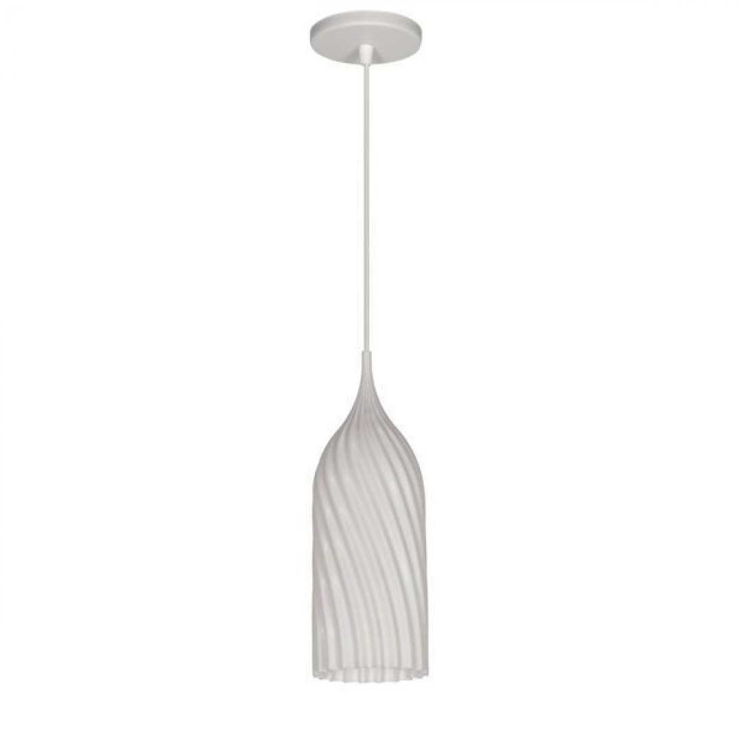 Leuk Iluminación - Byam Torsionado Marfil - Colgante
