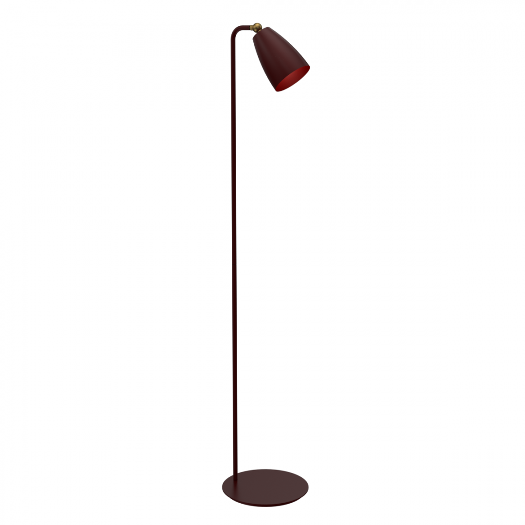 Leuk Iluminación - INAM BORDÓ PIE - Lámpara de Pie