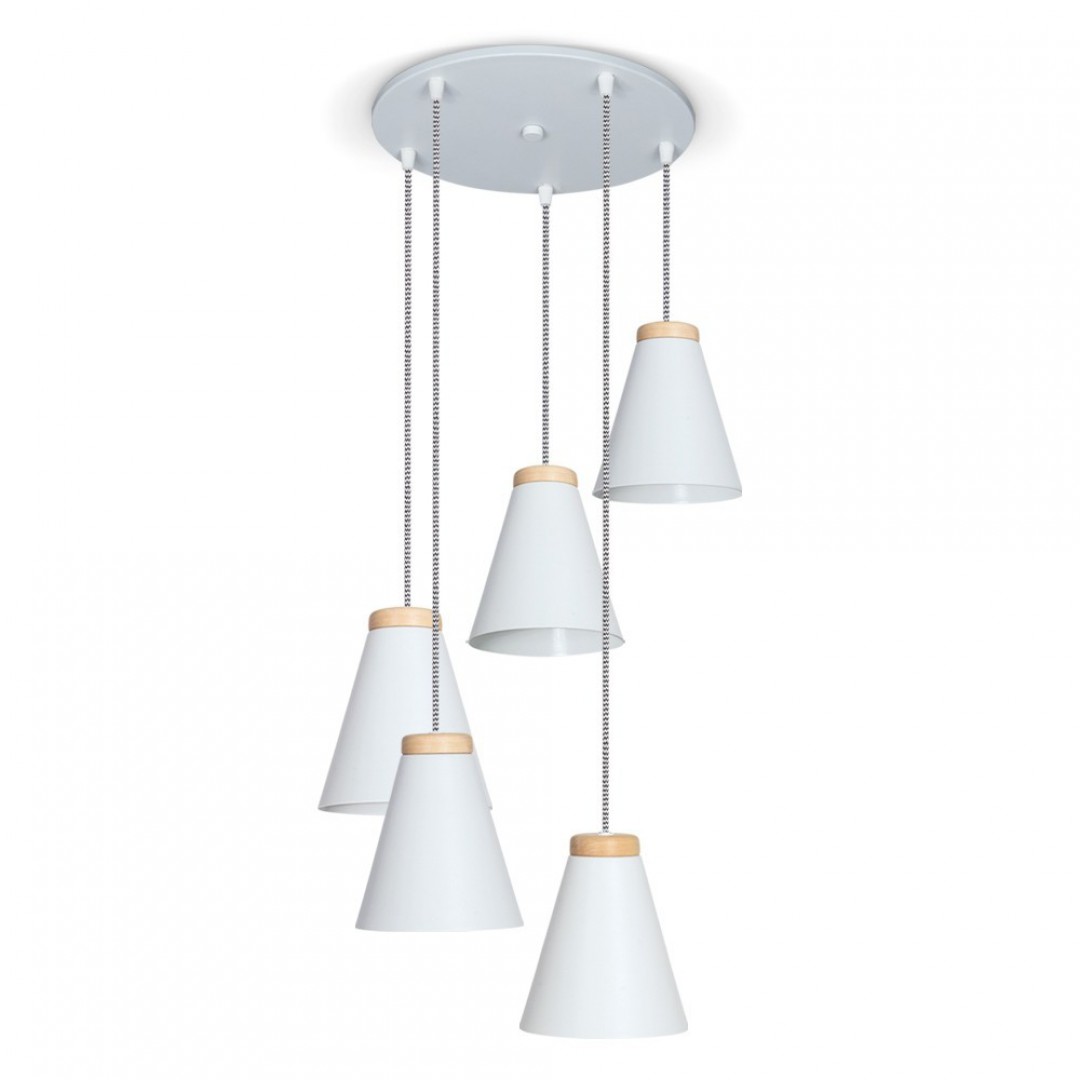 Luz del Siglo - NORDIK - CO8110-05-BLC - Colgante