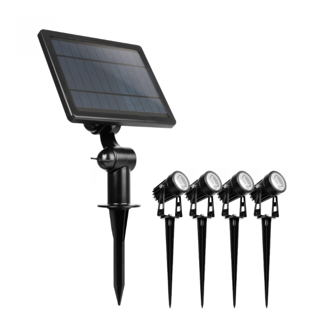 Macroled - ESTACA SOLAR 4X1W - ELSX4-4W-IP65