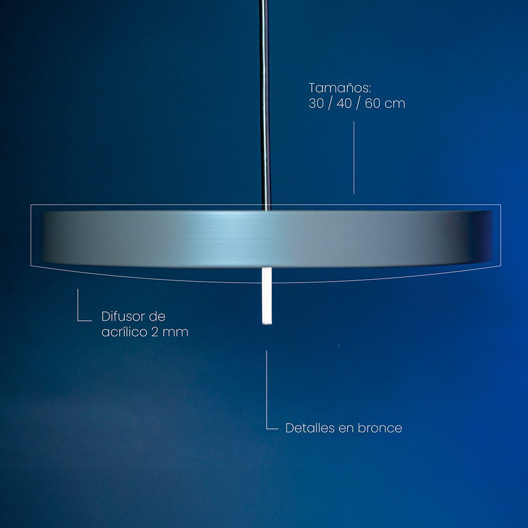 Perfecta Iluminación - CAPRICCIO - P-176 - P-177 - P-178 - Colgante